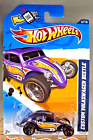 2012 Hot Wheels #176 HW Racing 6/10 CUSTOM VOLKSWAGEN BEETLE violet avec BlackMC5Sp