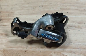 Vintage Shimano Sora Rear Derailleur RD-3300 Silver Long Cage - Picture 1 of 7