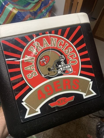 Vintage San Francisco 49ers NFL Cool Stuff Plastic Cooler 6 Pack NO Ice Pack WOW Cover