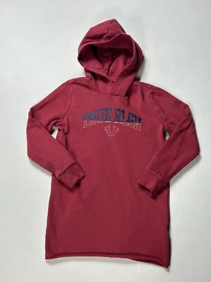 True Religion Dress Women’s SZ Large RedPullover Hoodie Spell Out - Изображение 1 из 4