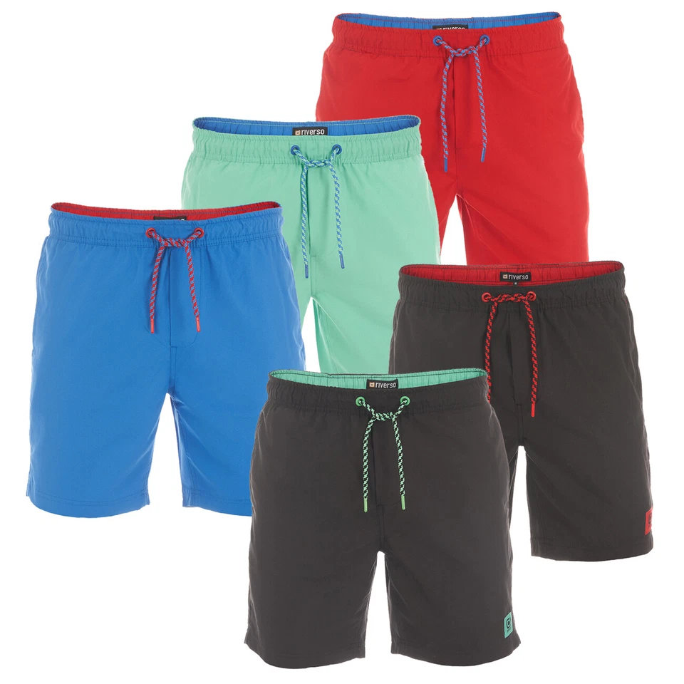 Riverso Costumi Bagno Uomo Lungo da Shorts RIVDavid 2er Pacco Set Regular Fit - Immagine 1 di 1