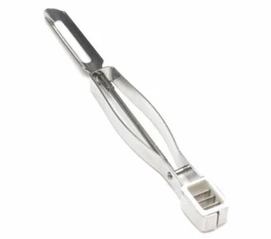 New Vegetable Peeler Bean Slicer Kitchen Utensil Tool 6 1/2 Inches High Quality - Picture 1 of 5