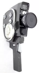VINTAGE QUARTZ MOVIE CAMERA 8mm Cine Film & Grip, Winder, Bag & Filters FREEPOST - Picture 1 of 13