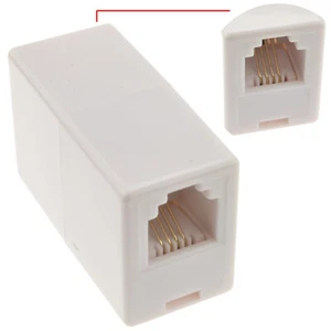RJ11 auf RJ 11 Kupplung für ADSL/Telefonkabel - Bild 1 von 4