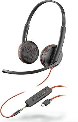 Plantronics Blackwire 3225 USB-A Headset, On-Ear Mono Headset, Wired - Image 1 of 4