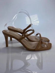 BCBGENERATION Women's Salin Tan Leather Double Strap Sandals Sz 10 - Picture 1 of 8