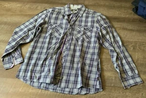ENGLISH LAUNDRY PURPLE DRESS SHIRT CASUAL BUTTON DOWN L LONG SLEEVE MENS LARGE - Picture 1 of 2