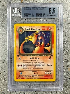 Pokemon TCG 1st Edition Dark Charizard 4/82 Team Rocket Holo Rare BGS 8.5 NM-MT+ - Bild 1 von 9