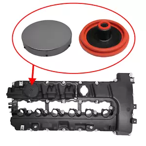 VENTILDECKEL REPARATURSATZ passend für BMW N53 MEMBRANE & ALU-DECKEL VALE COVER - Picture 1 of 6