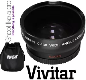 NEW HD WIDE ANGLE with MACRO LENS for JVC GZ-HD7E GZ-HD7U GZ-HD7 - Picture 1 of 5