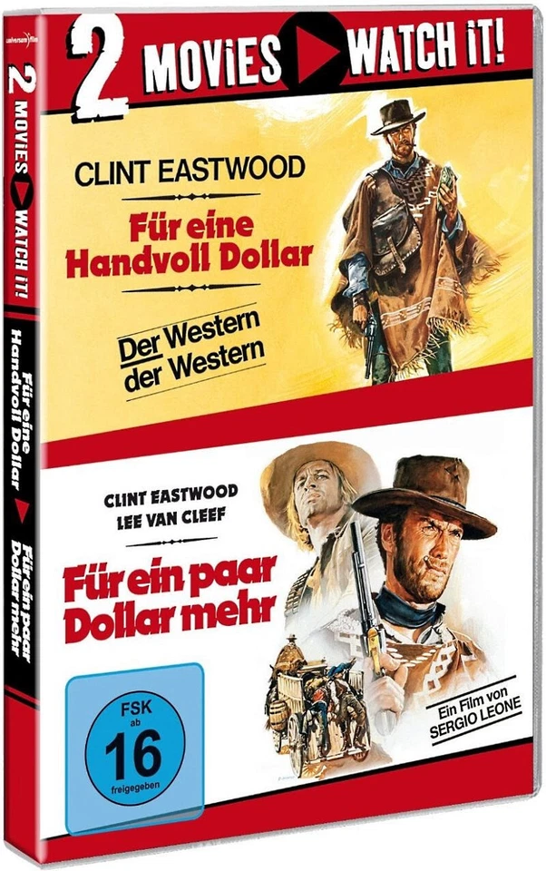DVD FÜR EINE HANDVOLL DOLLAR + FÜR EIN PAAR DOLLAR MEHR (2 DVDs) ++NEU - Bild 1 von 1
