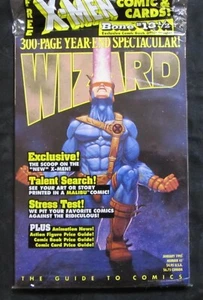 Comic Wizard Magazine - Issue #41 - January 1995 W/ Uncanny X-Men #320 & Pack - Picture 1 of 2