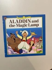 VTG ‘94  Children’s Book Aladdin and the Magic Lamp Illustrated Hardcover Story - Bild 1 von 4