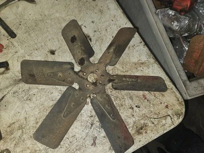 Massey Harris 44 44 Special Tractor Water Pump Cooling Fan belt pulley  Assembly - Image 1 of 4