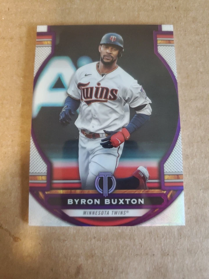 2023 Topps Tribute #53 Byron Buxton Purple Parallel /50 Twins !!! - Image 1 of 2
