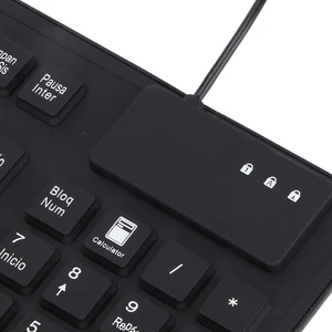 Keyboard 108 Key Spanish USB Wired Portable Foldable Quiet Waterproof Dustproo - Picture 1 of 22