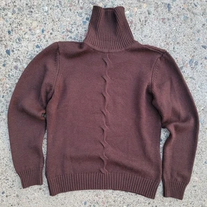Vintage 90s SOFT Wool Cashmere Turtleneck Made in Italy Gr. Medium Talbots - Bild 1 von 7