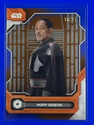 Moff Gideon The Mandalorian Orange 15/25 Topps Star Wars High Tek 2024 #72 - Image 1 of 3