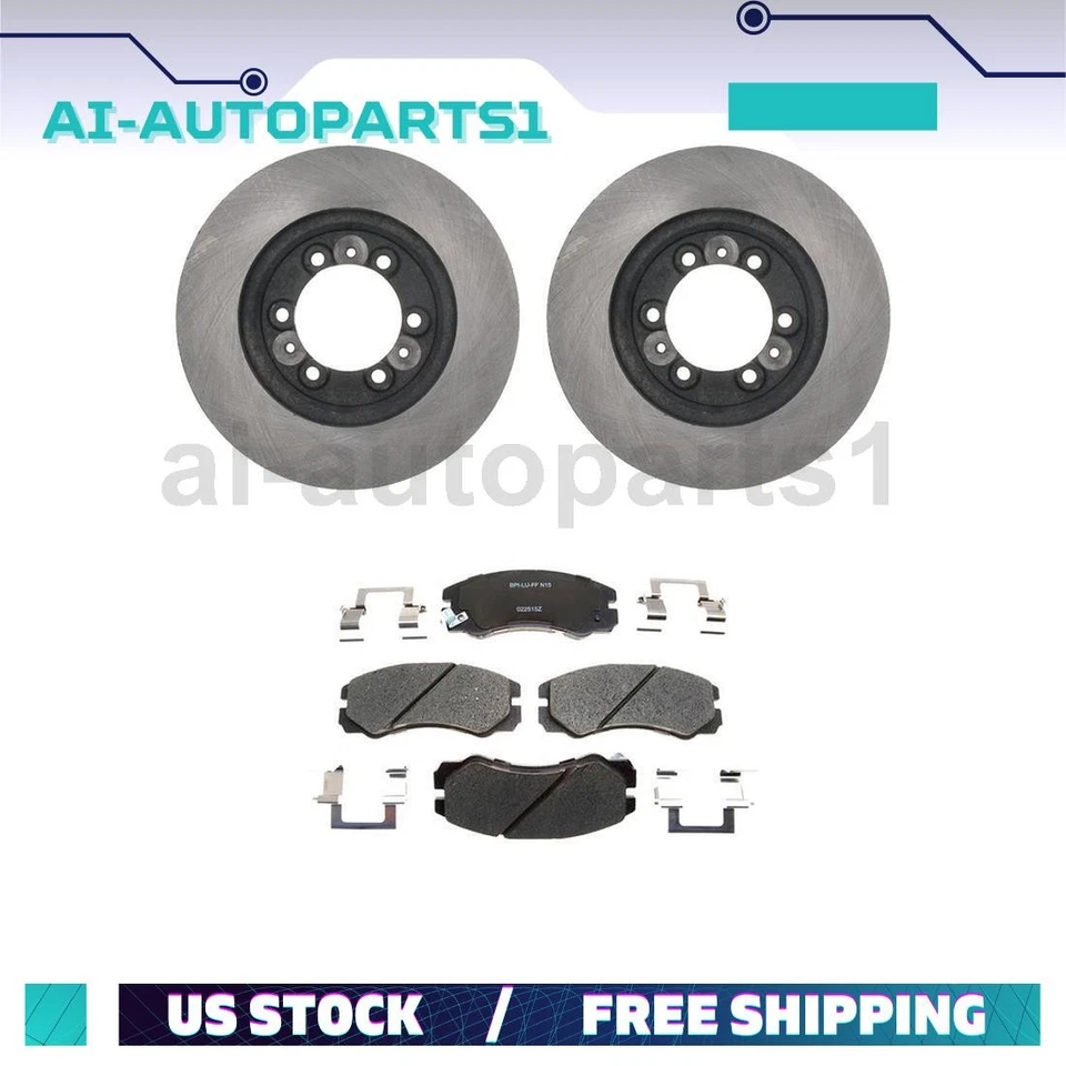 Kit de rotores de freno delanteros y pastillas de freno para Honda Passport 1994-2001 Foto 1 de 4