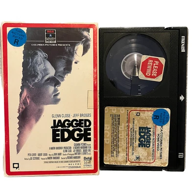 Jagged Edge (1985), Betamax Movie, RCA Home Video (1986), Ex. Rental, G. Close - Image 1 of 4