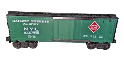 O / 027 Gauge MDK K-Line New York Central Railway Express Agency 40' Box Car RTR - Image 1 of 4