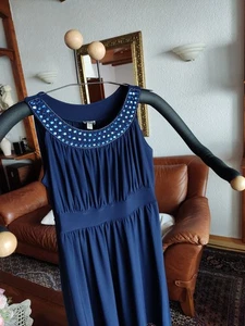 Süßes Kleid ,Gr.XL für Fest, Party, Abschlussball,dkl.blau - Bild 1 von 4
