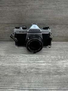 Pentax Asahi K1000 Camera SMC PENTAX-M 1:2 50mm Lens - Picture 1 of 7