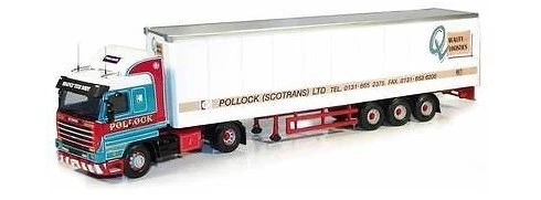 Corgi CC14806 1:50 Die Cast Scania 143 Box Trailer Pollock (Scotrans) LTD - Image 1 of 1
