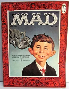 MAD Magazine # 30 DECEMBER 1956 Excellent Condition First Alfred E Newman Cover - Picture 1 of 6