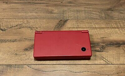 Nintendo DSi Red Handheld Gaming System w/ Stylus Tested Works ~ Great Condition