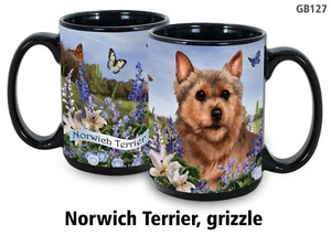 Garden Party Mug - Grizzle Norwich Terrier - Picture 1 of 1