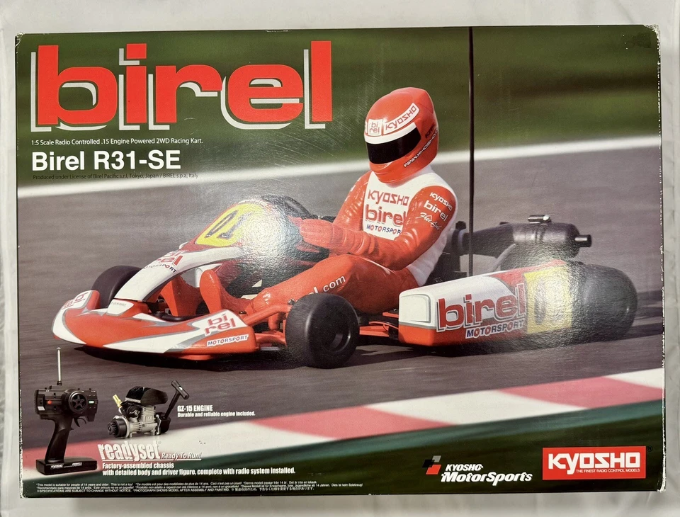 KYOSHO RTR 2WD RACING KART BIREL R31-SE 1/5 SCALE .15 Readyset 31315T1 NIB RARE - Image 1 of 4