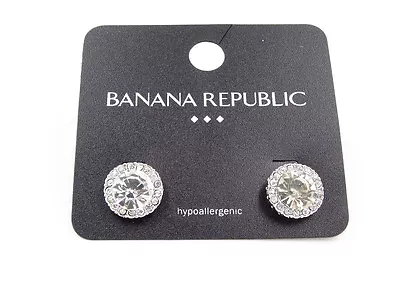 New Pair of Rhinestone Crystal Stud Earrings from Banana Republic #BRE49 - Image 1 of 2