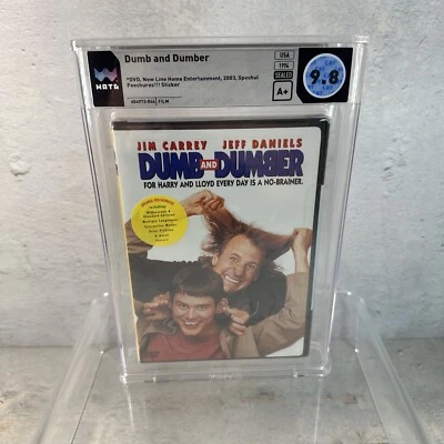 WATA Graded 9.8 A+ Dumb and Dumber DVD SEALED NEW Jim Carrey Jeff Daniels 1994 - Image 1 of 4