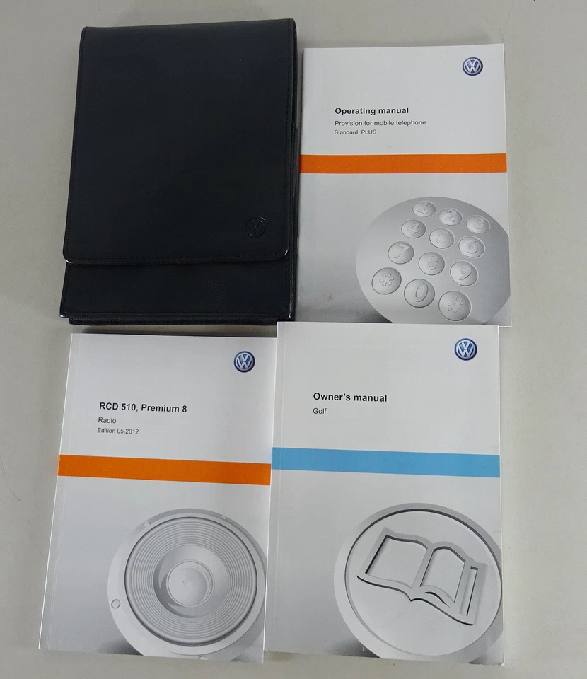 Owner's Manual/Manual + Cartera VW Golf 6/ VI Desde 05 / - Imagen 1 de 1