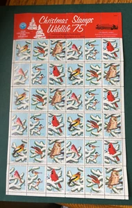US Briefmarken National Wildlife Federation kompletter Bogen 36 postfrisch 1975 Vögel - Bild 1 von 2