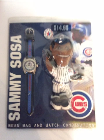 1999 Sammy Sosa Bean Bag And Watch Combo Walmart Exclusive Chicago Cubs Cover