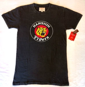 AMERICAN NEEDLE Black Short Sleeve Graphic Print "Hanshin Tigers" T-Shirt Small - Picture 1 of 9