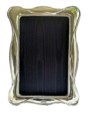 Marco de fotos grande hermoso de la mejor calidad 999 plateado con sello Londres Britannia Foto 1 de 4