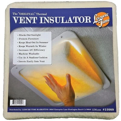 New Replaces Heng's 12009 RV Vent Insulator Shade Pillow Cover 14" - Image 1 of 4