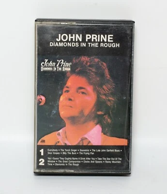 John Prine ‎– Diamonds In The Rough Label: Atlantic ‎– CS 7240   Cassette 1972 Foto 1 de 4