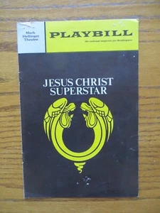 Jesus Christ Superstar Premier Playbill 10/12/1971 Mark Hellinger Theatre  - Picture 1 of 8