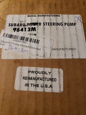 Bomba dirección asistida Maval 96413m Subaru Outback Legacy Baja 2.5 Foto 1 de 2
