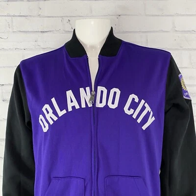 Adidas Jacket Men's Medium Full Zip Orlando City Soccer Club MLS Purple - Image 1 of 4