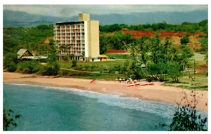 RPPC Vintage 1960er Hawaii Kauai Surf Strand Ozean Postkarte Sammlerstück - Bild 1 von 2