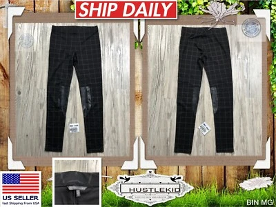 VICTORIA SECRET Knee Pad Riding Style Legging Faux Leather Small S Women Pants🔥 - Imagem 1 de 4