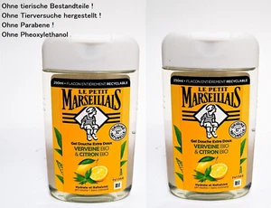 Duschgel Bio Eisenkraut und Zitrone Le Petit Marseillais 2x 250ml aus Frankreich - Bild 1 von 3