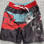 Star Wars Swim Trunks Youth Boy's 5/6 Lined Darth Vader Storm Trooper Space