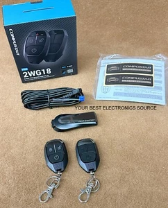 NEW Firstech / Compustar RF-P2WG18-FM 2-Way Remote Start Key-Fob Kit 3000' Range - Picture 1 of 2