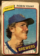 1980 Topps Robin Yount Baseball Card #265 Brewers HOF Shortstop Low-Grade
